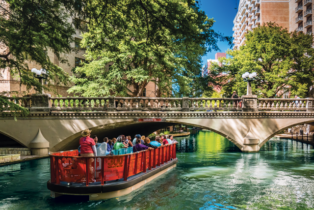 Going on a River Walk cruise is one of the more popular things to do in San Antonio.