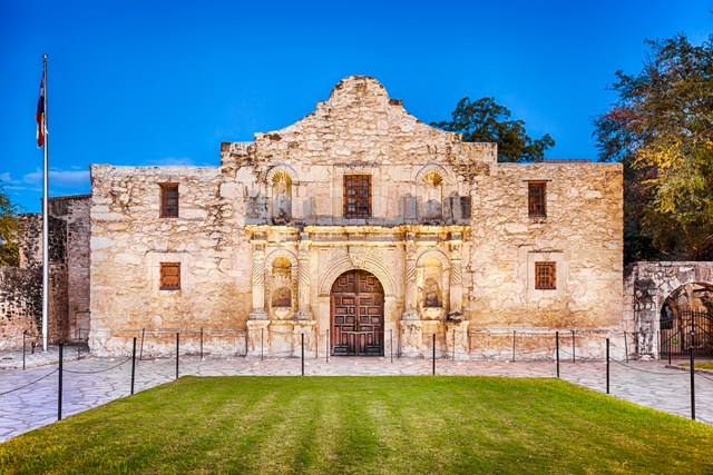 The Alamo in San Antonio is one of Texas' iconic historic sites, making it a must-visit while you're in town.