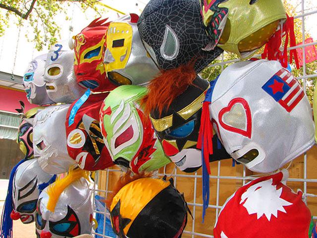 San Antonio Market Square Luchador Masks