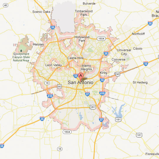 texas map san antonio San Antonio Map Tour Texas texas map san antonio