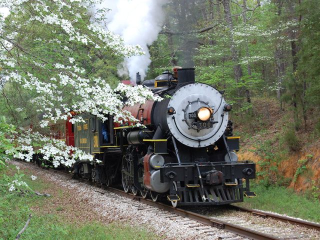 train trips in east texas