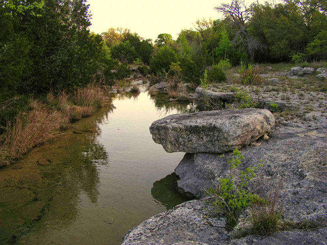 A scenic view of Dripping Springs, a town in the Texas Hill Country.