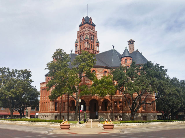 The Ellis County Courthouse in Waxahachie is one of the most photographed buildings in Texas.