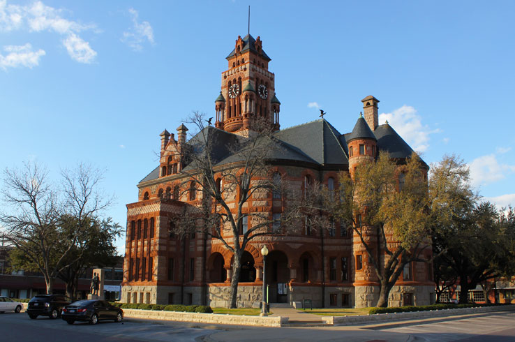 Waxahachie's Ellis County Courthouse is one of the most stunning, and photographed, courthouses in Texas.