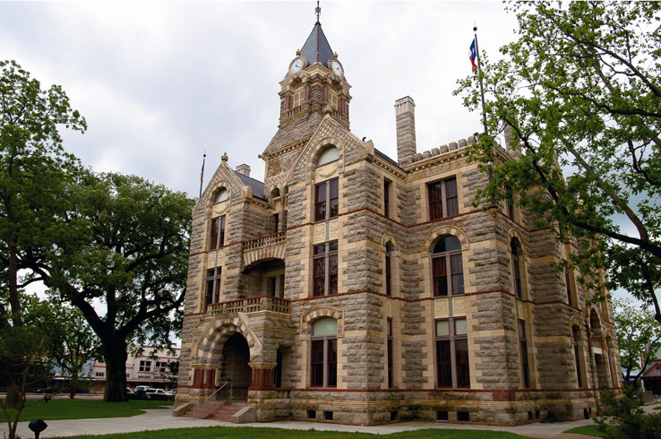 La Grange is home to one of the most beautiful courthouses in Texas: the Fayette County Courthouse.