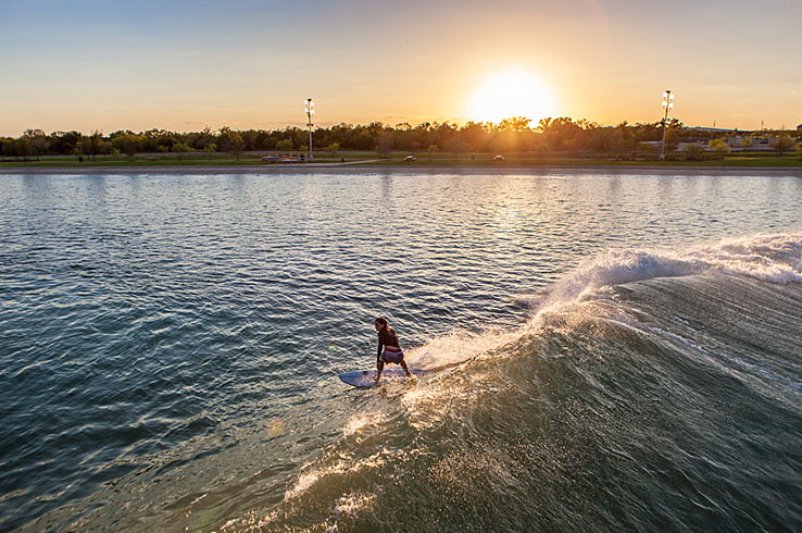 NLand Surf Park is one of the first surf parks in North America, and it's located in Austin!