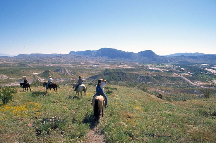 Seeing all the soaring mountains and rugged desert valleys of Big Bend on an airplane tour is a must.