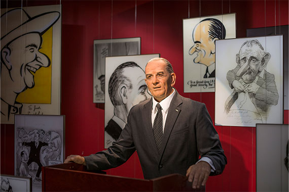 Display at LBJ Presidential Library