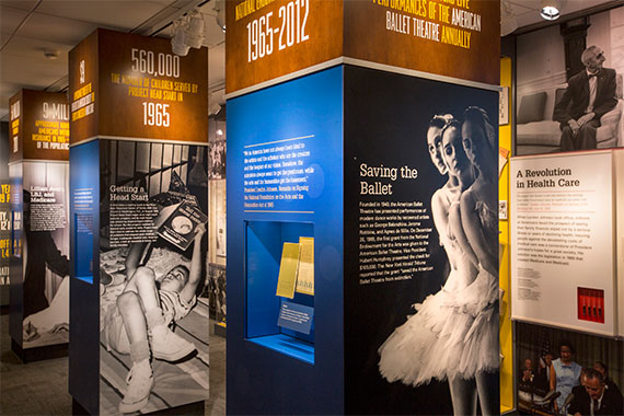 Display at LBJ Presidential Library
