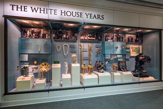 Display at LBJ Presidential Library