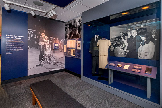Display at LBJ Presidential Library