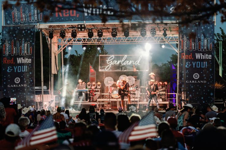 A concert at the Red, White, and You celebration