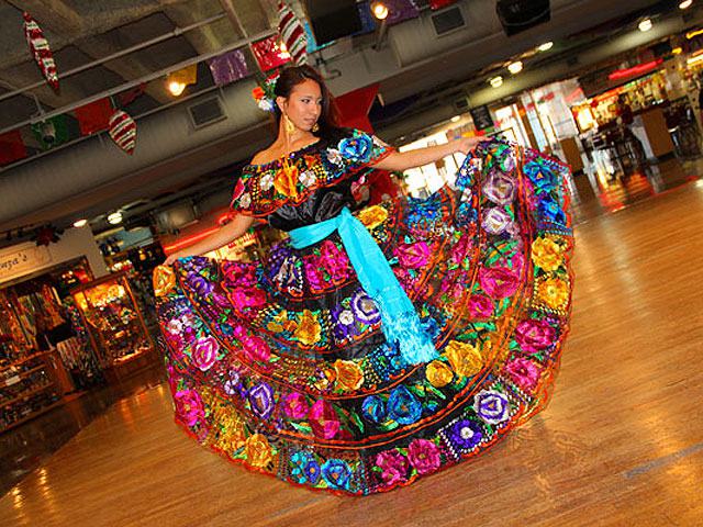 San Antonio Market Square Colorful Dress
