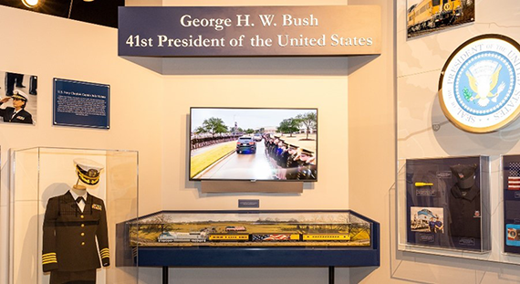 george bush exhibit