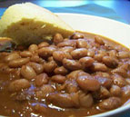 Borracho (drunken) beans 
