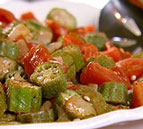 Okra and Tomatoes